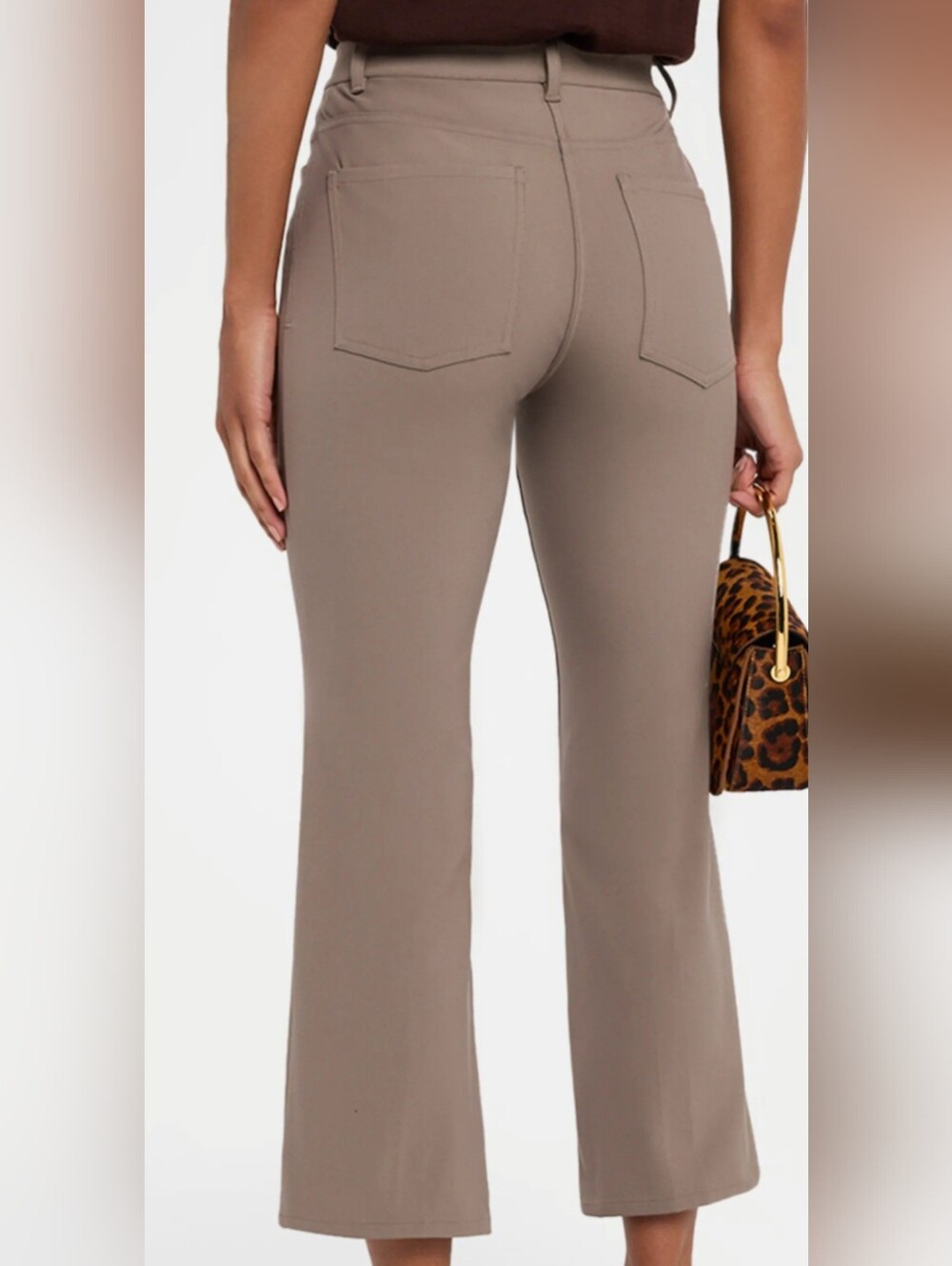 Theory Neutral Taupe Flare Pants - Picture 2 of 16